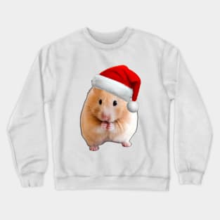 christmas hamster Crewneck Sweatshirt